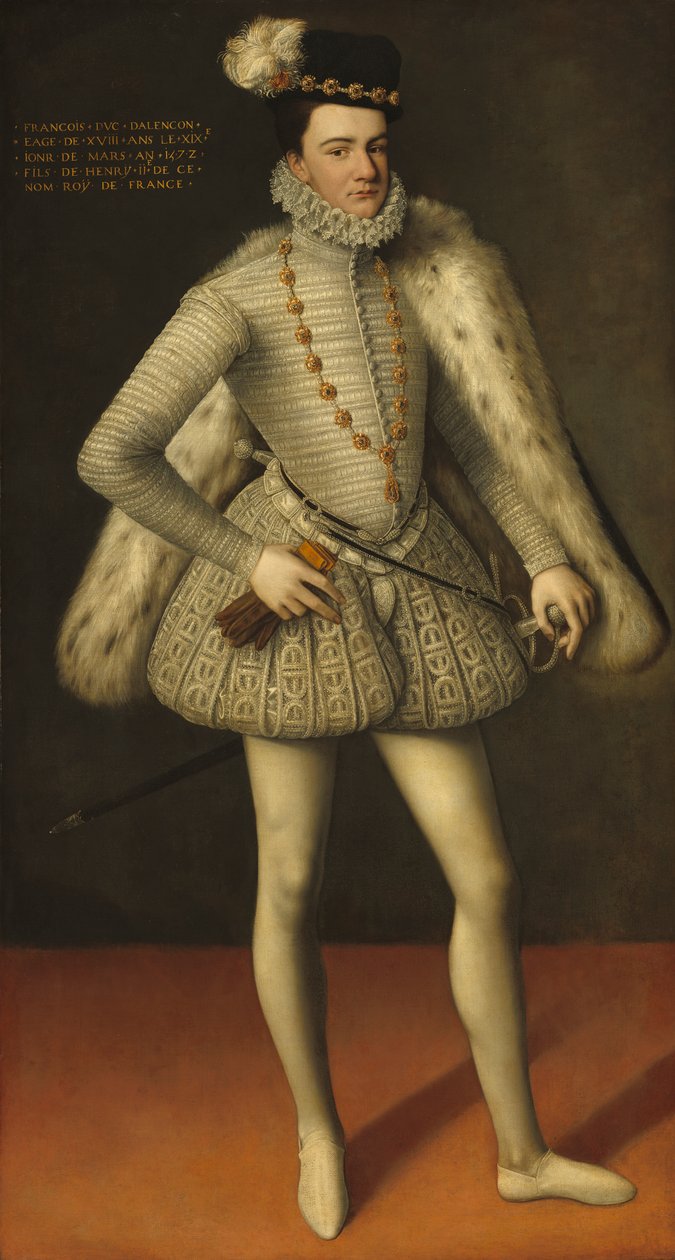 Prinssi Hercule-Francois, Alenconin herttua, 1572 tekijältä French School