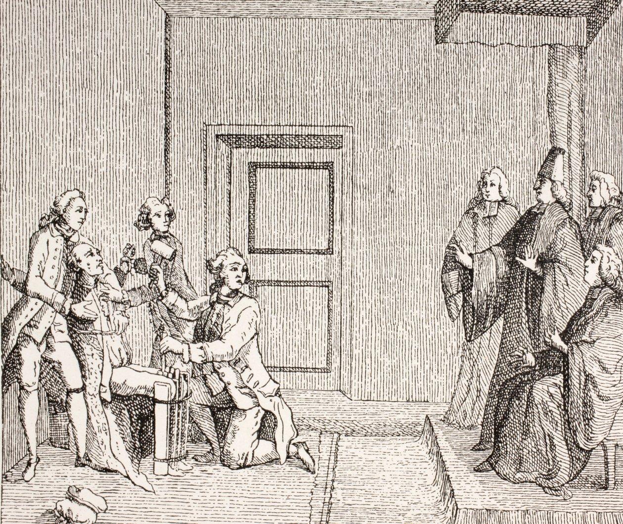 Brodequinin kiduttama vanki, 1875 tekijältä French School