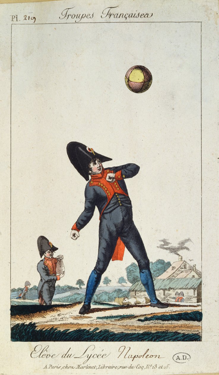 Oppilas Lycee Napoleonista, Troupes Francaisesista, n. 1805 tekijältä French School