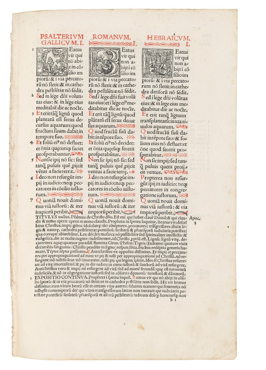 Quincuplex Psalterium, toimittanut Jacques Le Fèvre d