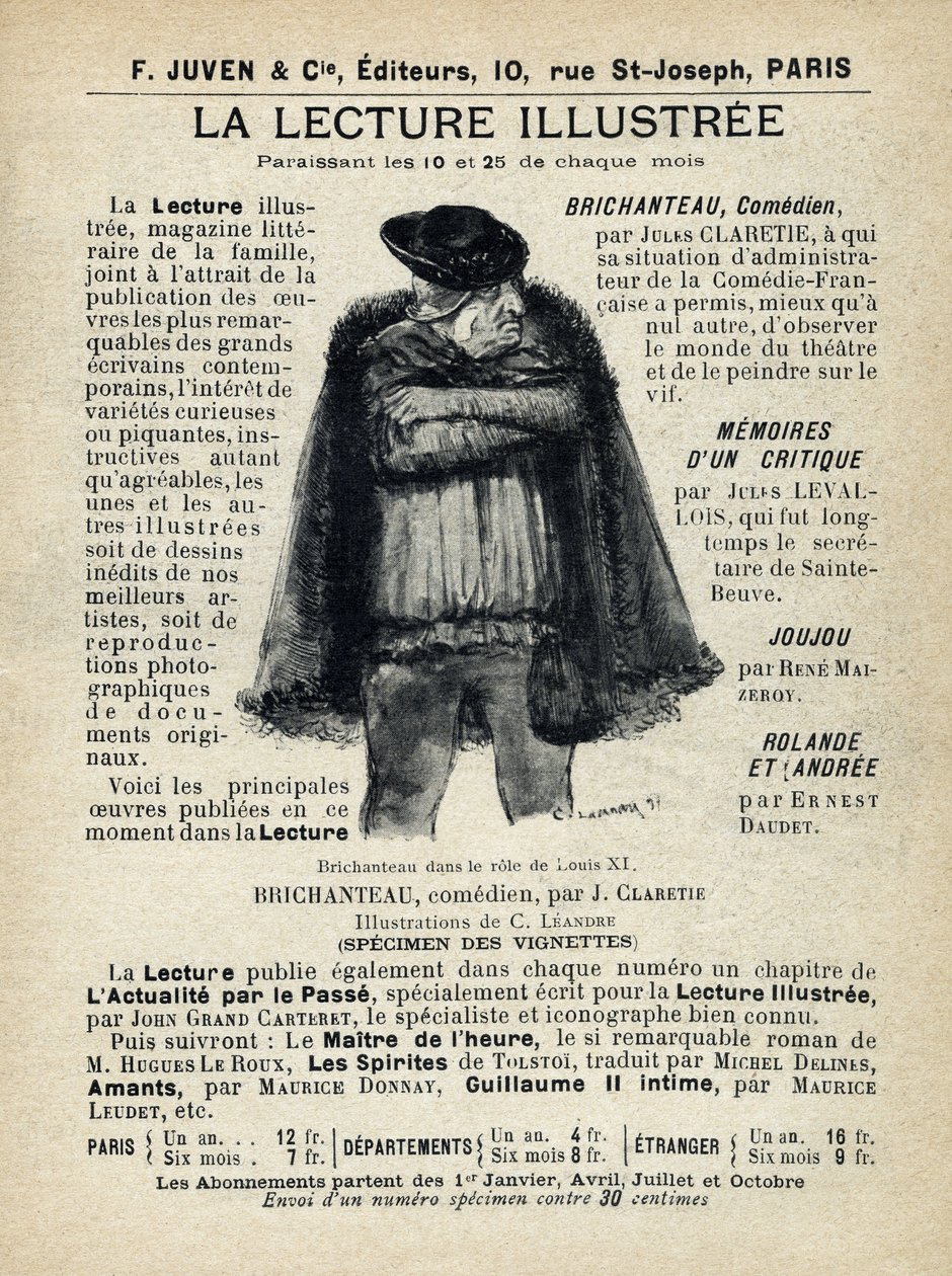 Lukeminen kuvitettu. Julkaisu Tristan Bernardin "Tales de Pantruche et d