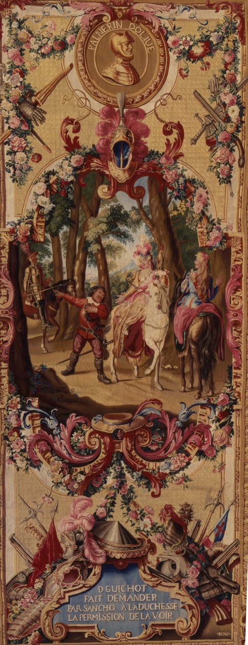 Regence Gobelinsin kuvakudos Don Quijoten tarinalla, 1717-1818 tekijältä French School