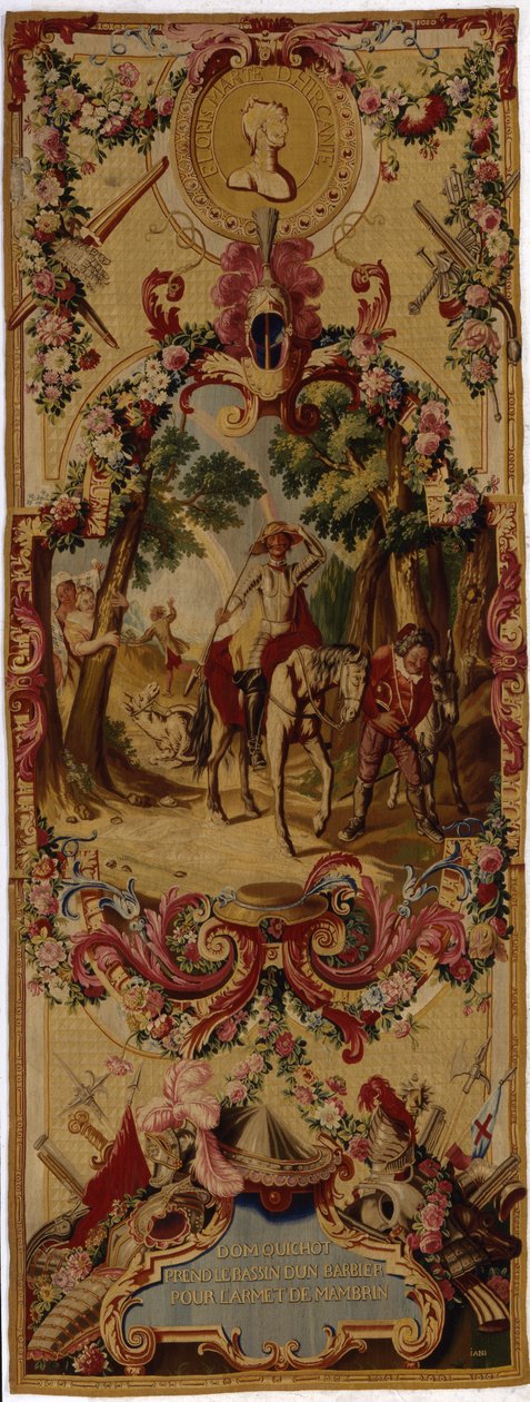 Regence Gobelinsin kuvakudos Don Quijoten tarinalla, 1717-1818 tekijältä French School