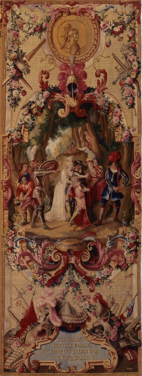 Regence Gobelinsin kuvakudos Don Quijoten tarinalla, 1717-1818 tekijältä French School