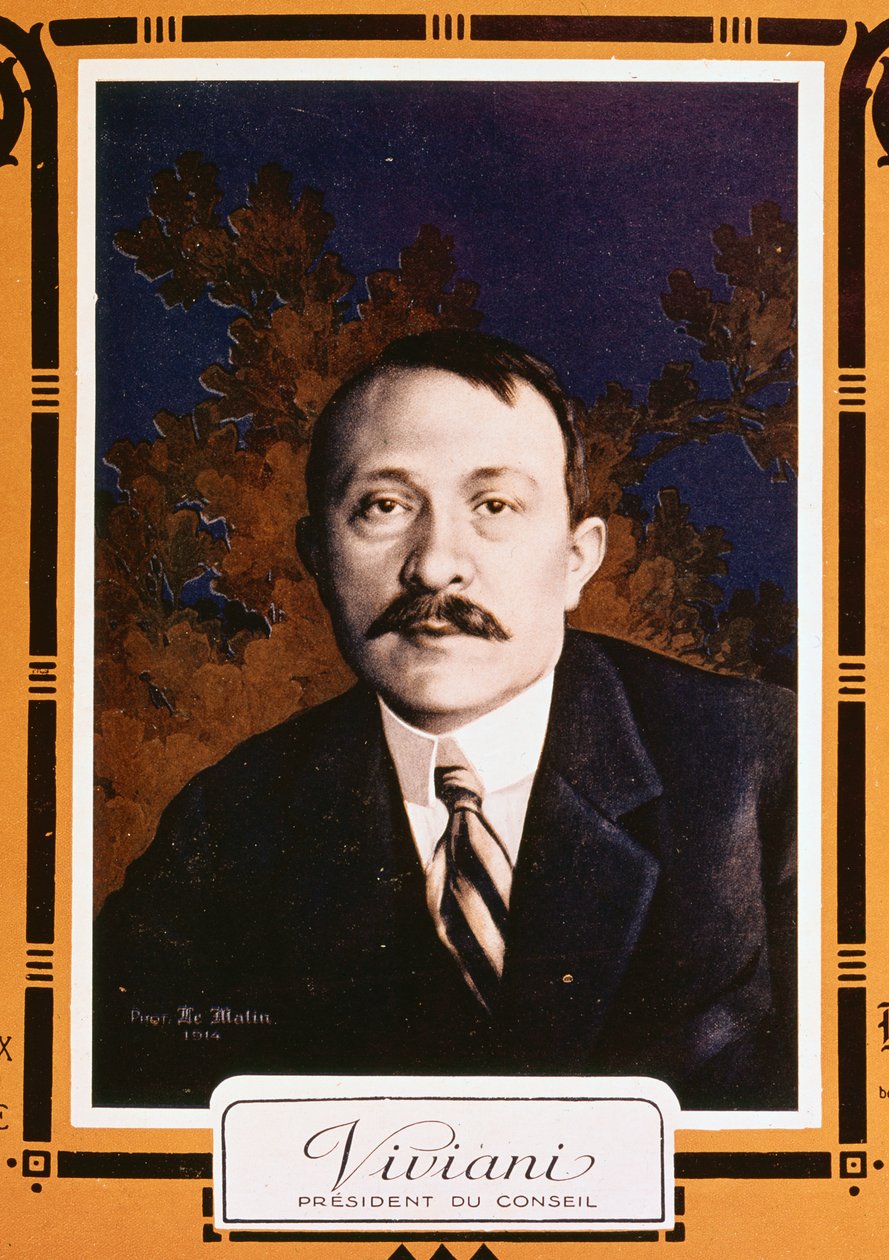 Rene Viviani, Le Pays de Francen kansikuva vuodelta 1915 (värilitho) tekijältä French School