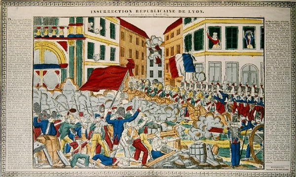 Republikaanien kapina Lyonissa, 9.-14. huhtikuuta 1834 tekijältä French School
