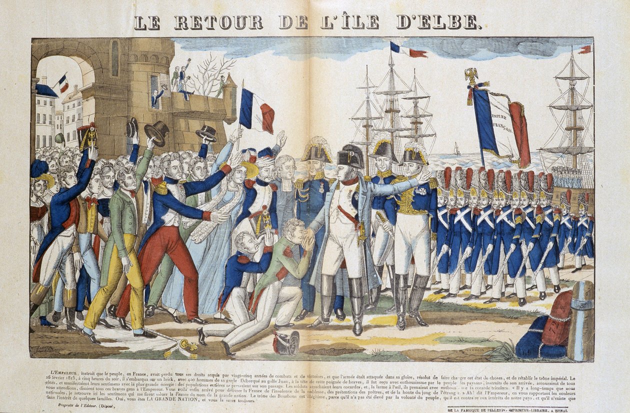 Retorn de Napoleó Bonaparte (1769-1821) del seu exili a l