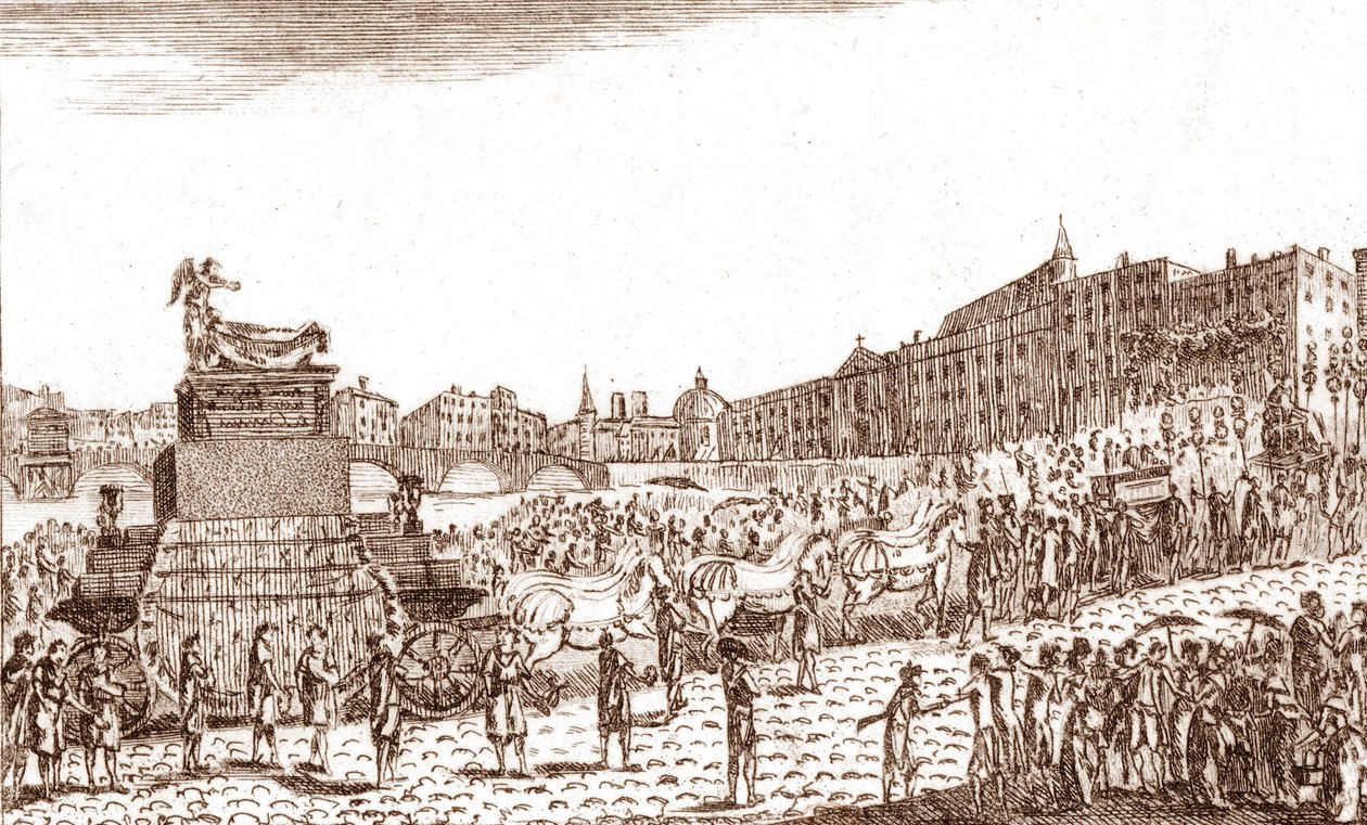 Voltairen tuhkan palautus (Francois Marie Arouet, Voltaire tekijältä French School
