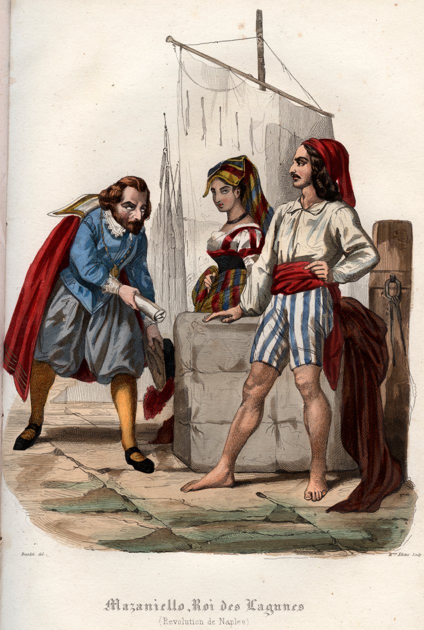 Kapina Espanjan Habsburgien valtaa vastaan Napolissa vuonna 1647 tekijältä French School