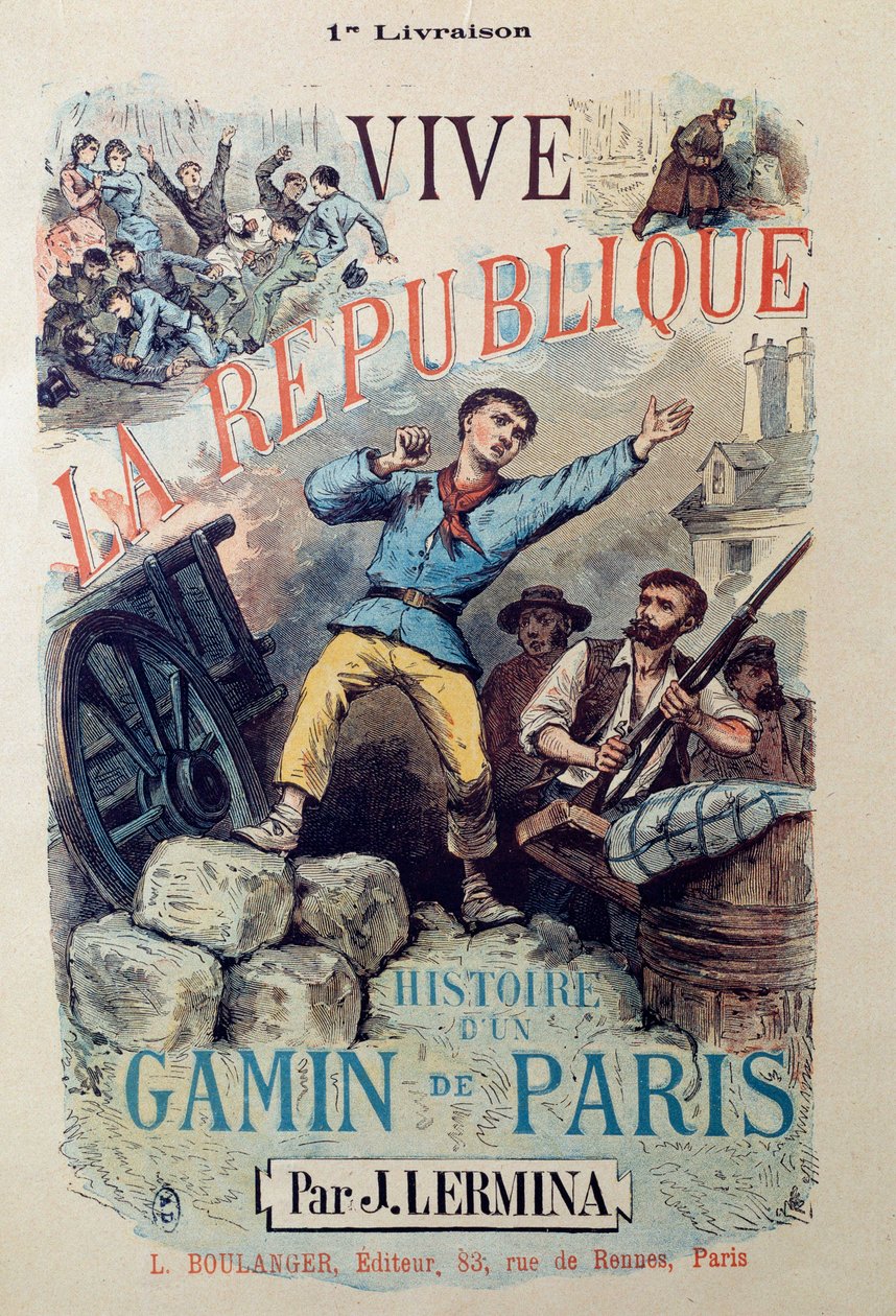 Vuoden 1848 vallankumous: Jules Lerminan (1839-1913) kirjan "Vive la republique, histoire d