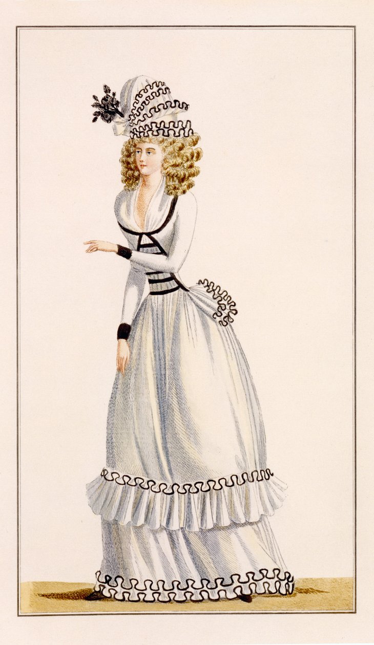 Demi Demie -mekko Journal of Fashion and Taste -julkaisusta, 1790 tekijältä French School