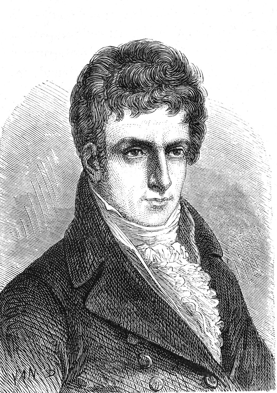 Robert FULTON (1765-1815), yhdysvaltalainen insinööri ja keksijä (höyrylaiva). tekijältä French School