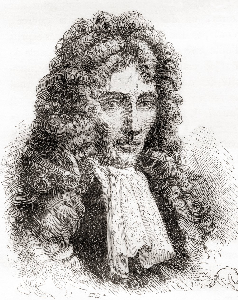 Robert William Boyle, anglo-irlantilainen luonnonfilosofi, kemisti, fyysikko ja keksijä, Les Merveilles de la Science, pub.1870 tekijältä French School