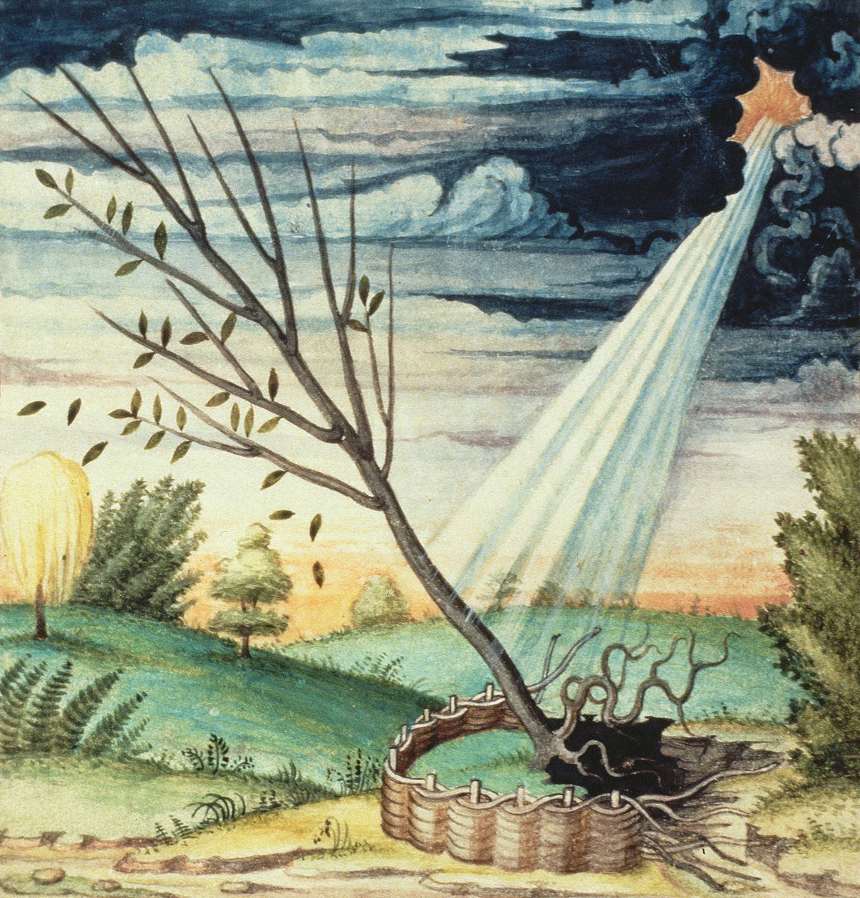 SMM2 s.17 Storm, Theater des Vices et Vertus, kirjoittanut Jan van der Noot (n. 1539-1595) tekijältä French School