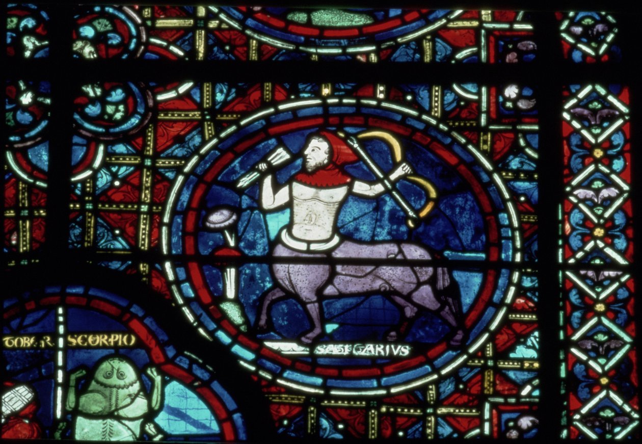 Jousimies, Zodiac-ikkunasta, 1200-luku tekijältä French School