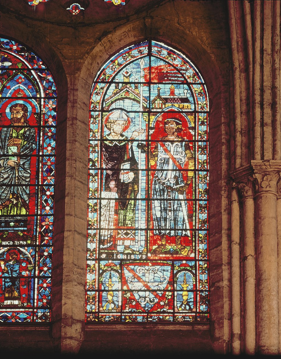 Saint Denis antaa oriflammen Clementille, Marechal de Metzille tekijältä French School