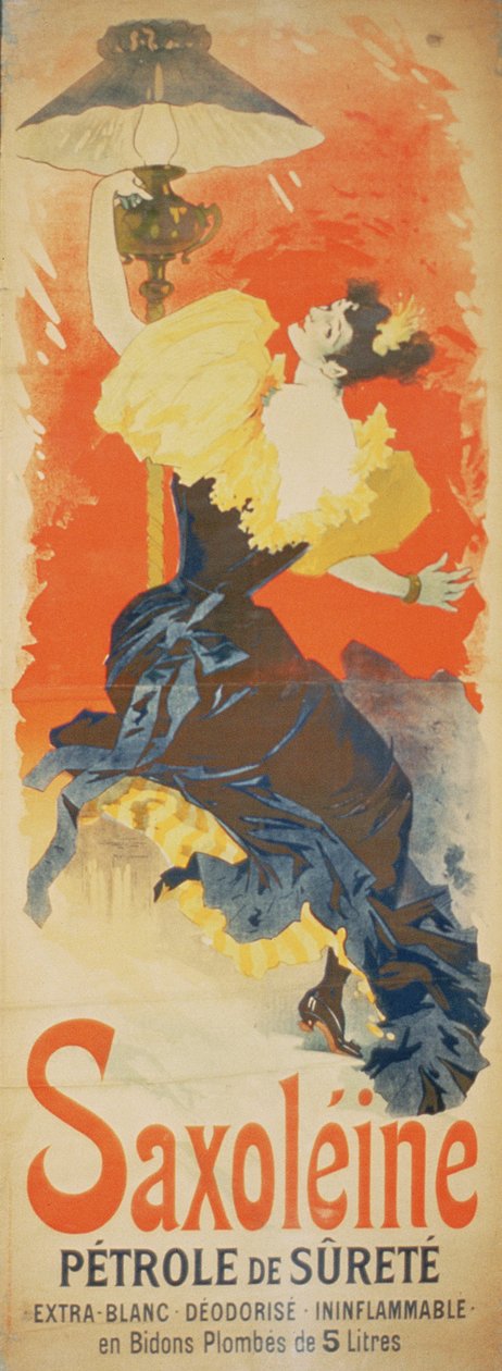 Saxoleine turvalamppuöljy, 1890-luku tekijältä French School