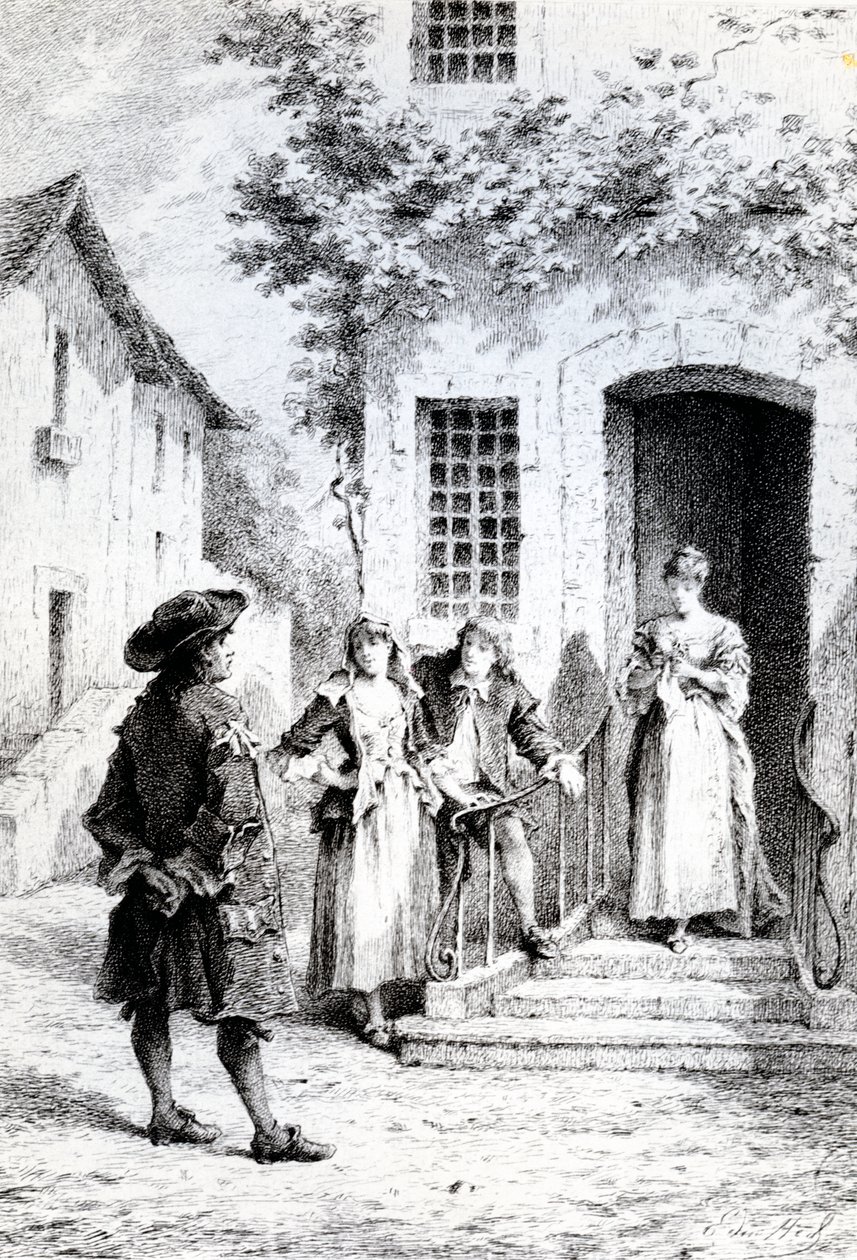 Kohtaus Molieren vaimojen koulusta tekijältä French School
