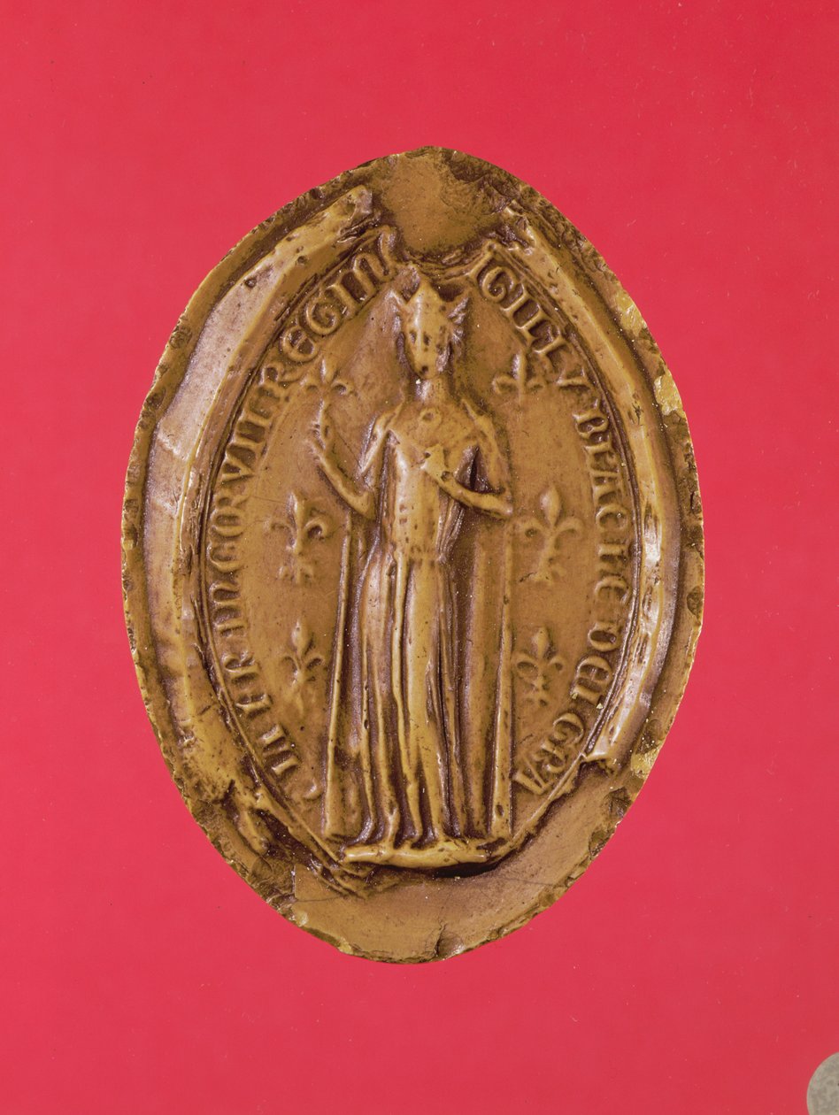 Kastilian Blanchen sinetti (1188-1252) (vaha) tekijältä French School