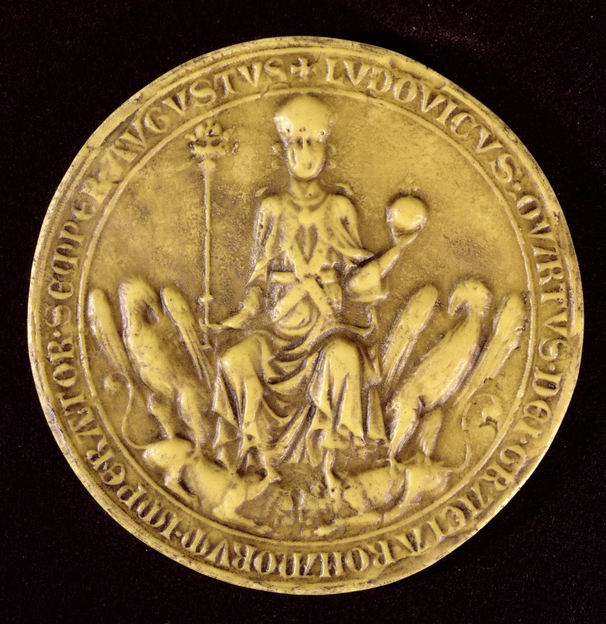 Ludvig IV de Bavieren sinetti (1287-1347) 1200-1300-luku tekijältä French School