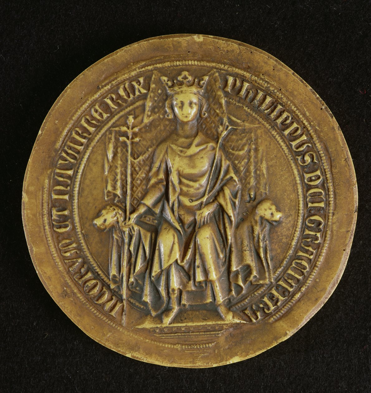 Philippe V:n (1294-1322) pitkä sinetti, 1317 tekijältä French School