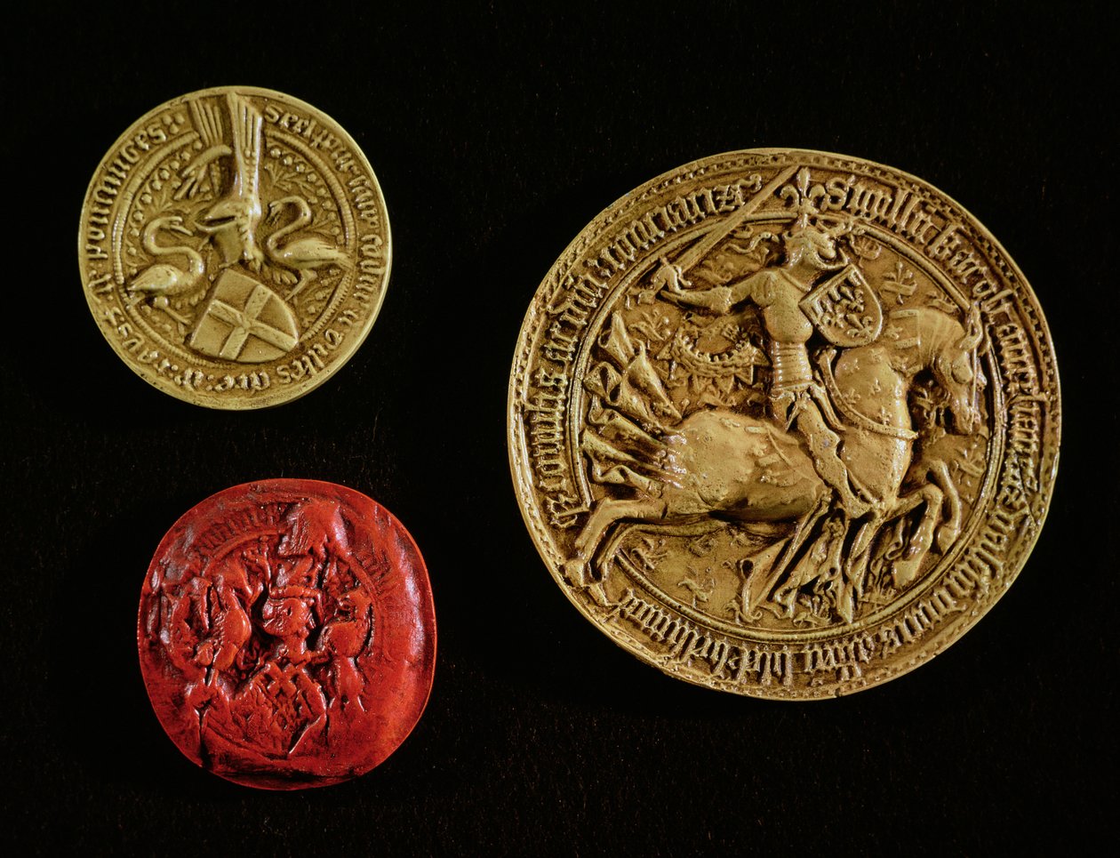 Gilles de Lavalin (1404-40) Raisin herran sinetit, Jean dOrleans (1402-68) Dunois