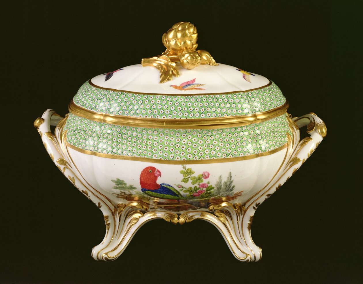 Sevres tureen Eden-palvelusta, maalarit Pierre-Joseph Rosset, 1788 (posliini) tekijältä French School
