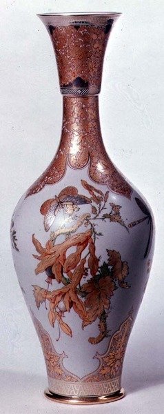 Sevres-maljakko, esillä 1851 (posliini) tekijältä French School