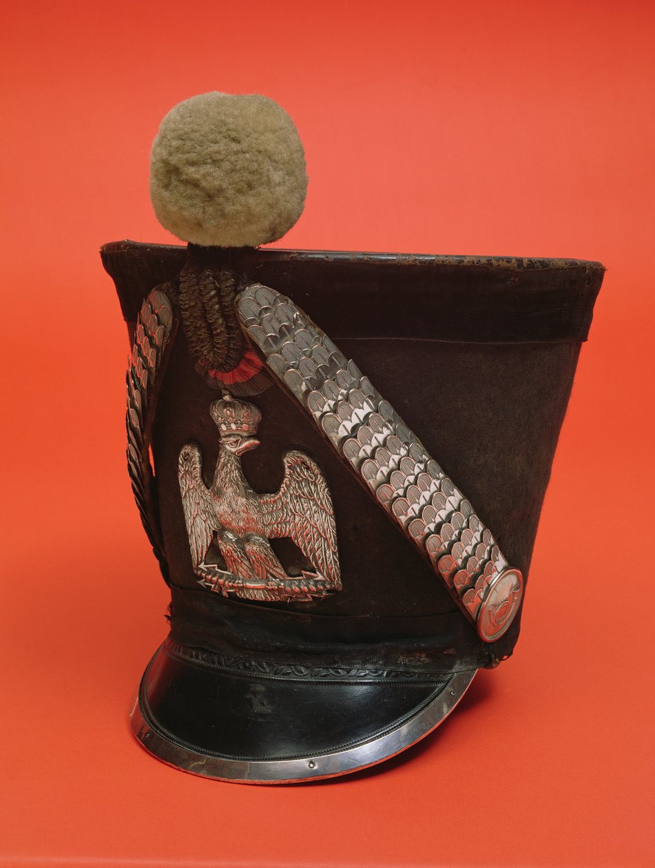 Ensimmäisen Ranskan valtakunnan armeijan lancer Shako, n. 1804-1815 (tekstiili) tekijältä French School