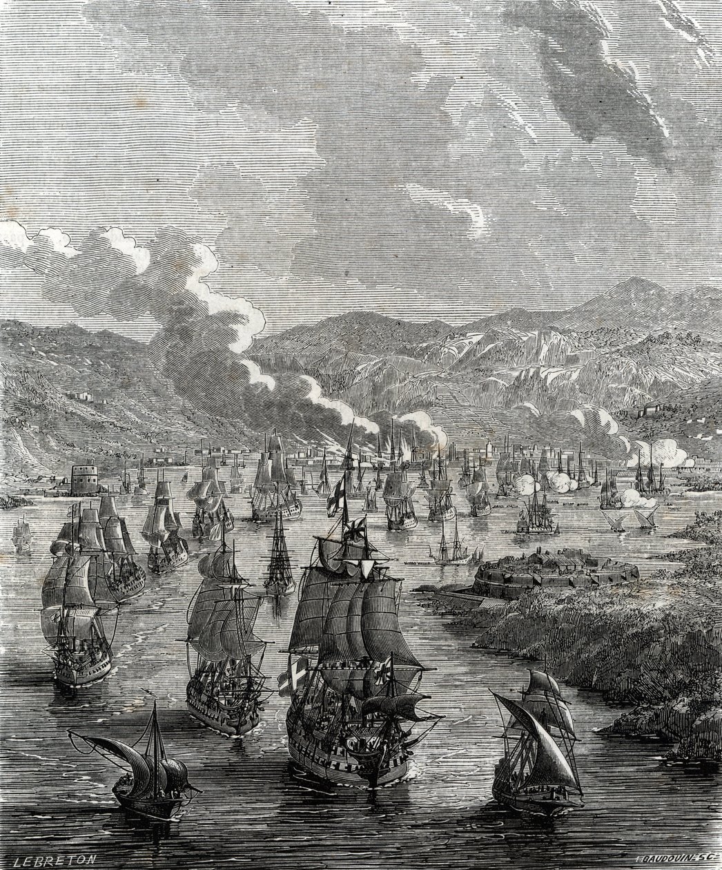 Toulonin piiritys tapahtui 29. heinäkuuta - 21. elokuuta 1707 Espanjan peräkkäissodan aikana, kun liittoutuneiden maa- ja merijoukot piirittivät Ranskan laivastotukikohdan Toulonissa (kaiverrus) tekijältä French School