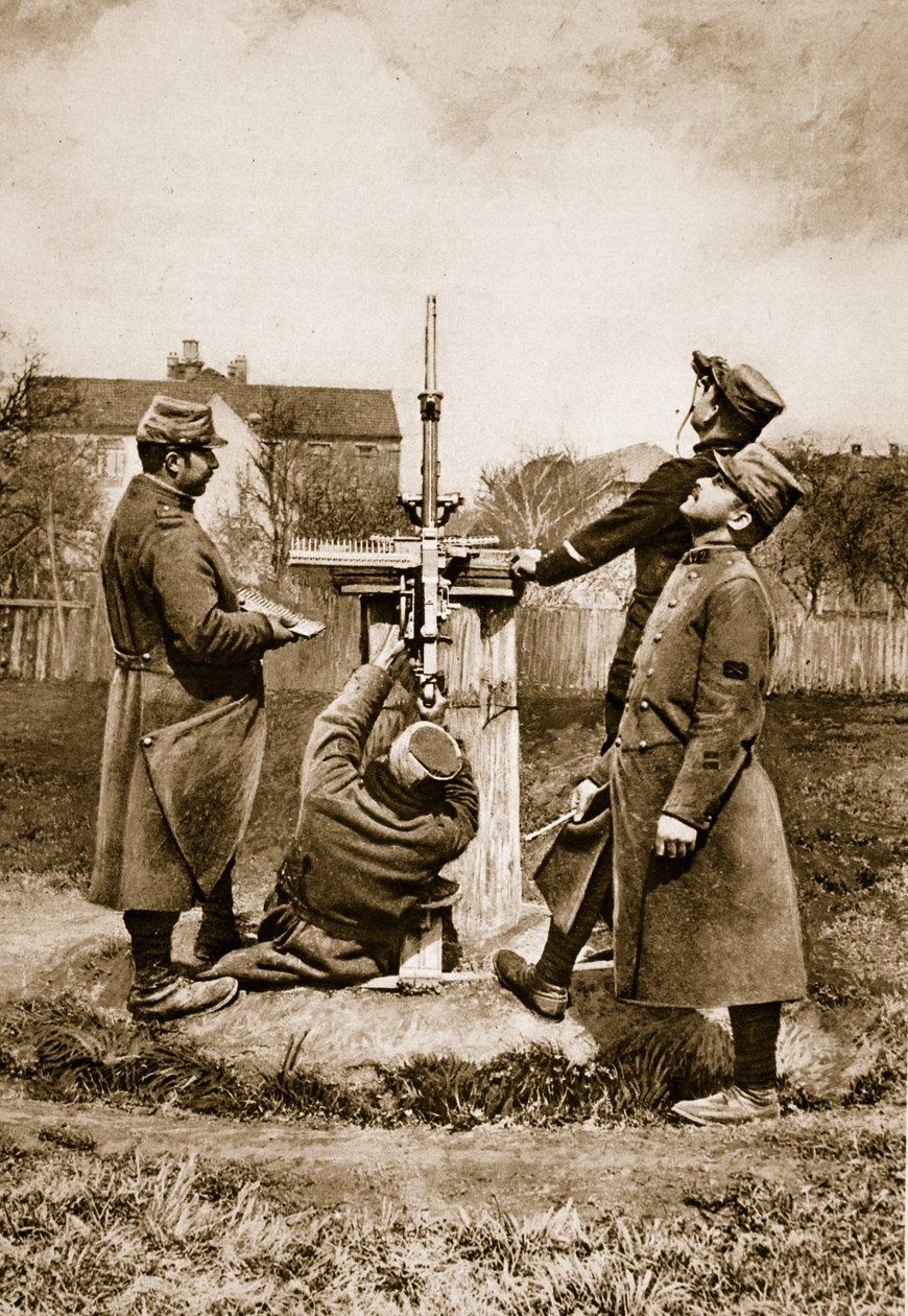 Nähdessään vihollisen lentäjän, 1914-19 tekijältä French School
