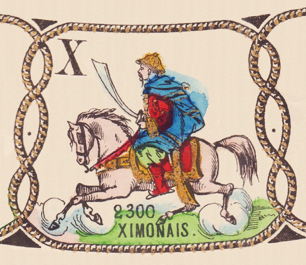 Simonais, noin 1860 (vedos) tekijältä French School