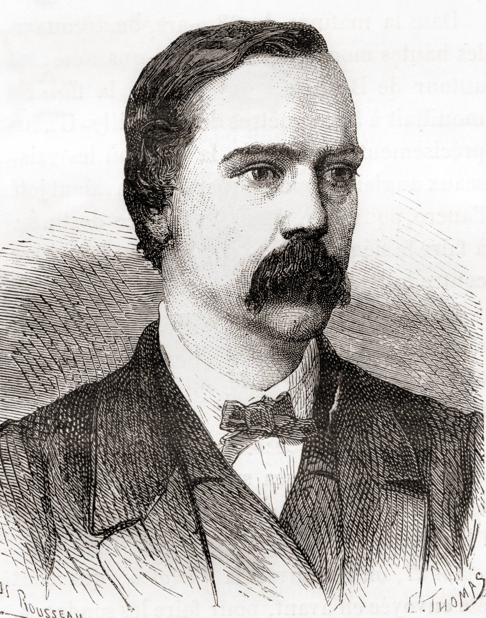 Sir Charles Tilston Bright, teoksesta Les Merveilles de la Science, julkaistu noin vuonna 1870 (kaiverrus). tekijältä French School