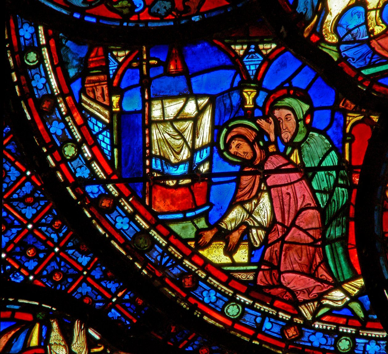 St Anthony: rukoilee St Paul Anchoriten ruumiissa (w30b) tekijältä French School