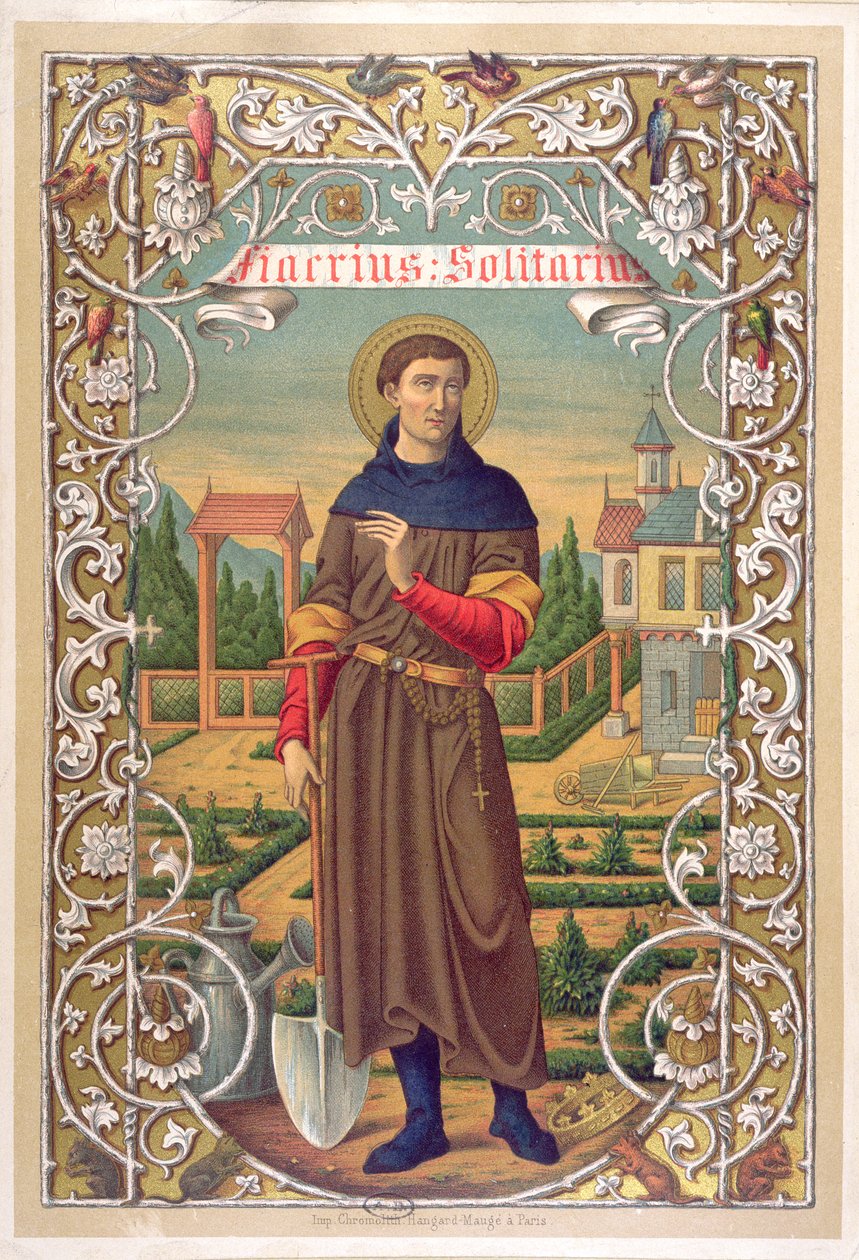 St. Fiacre (k. 670) tekijältä French School
