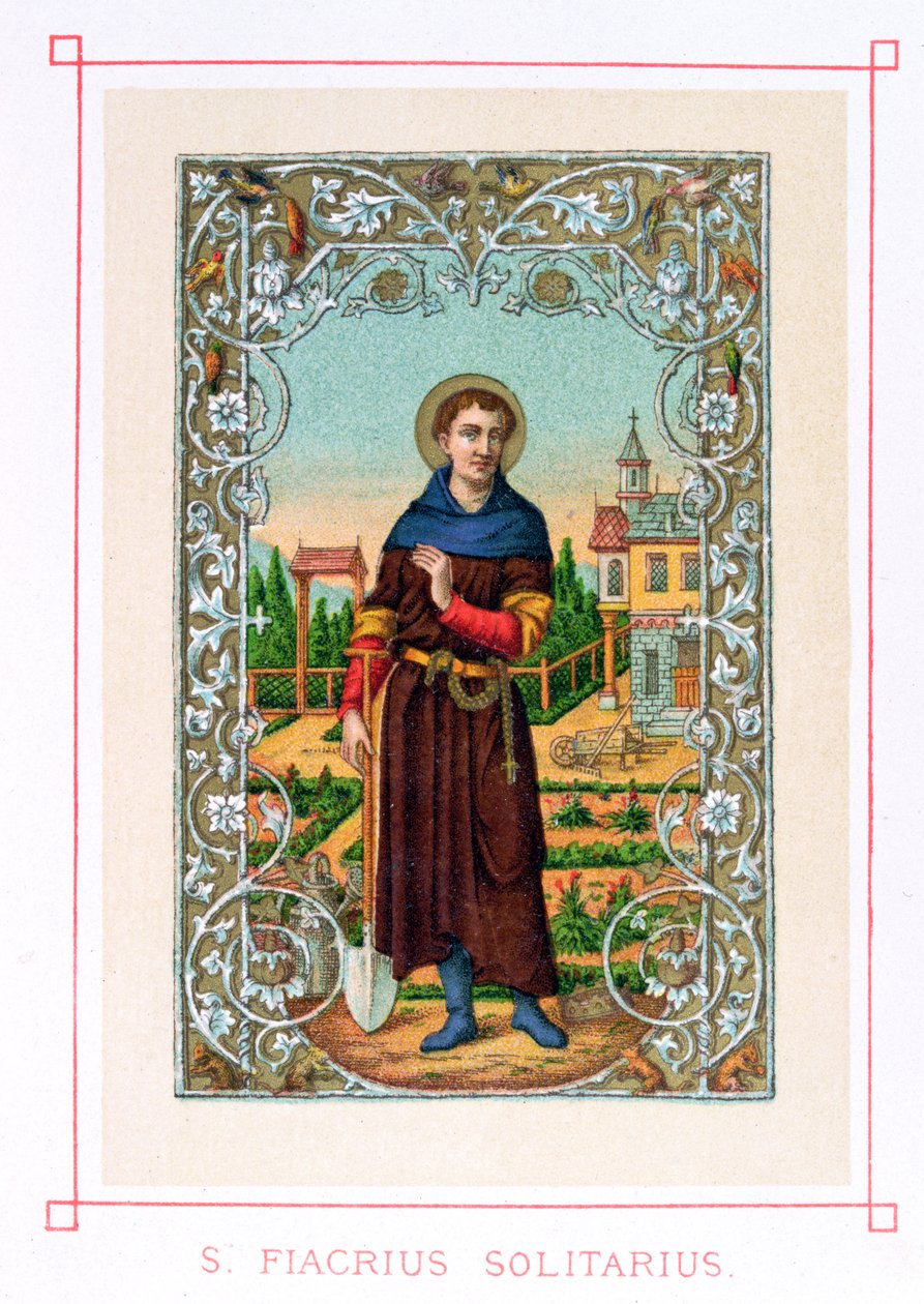 St. Fiacre (k. 670) 1873 tekijältä French School