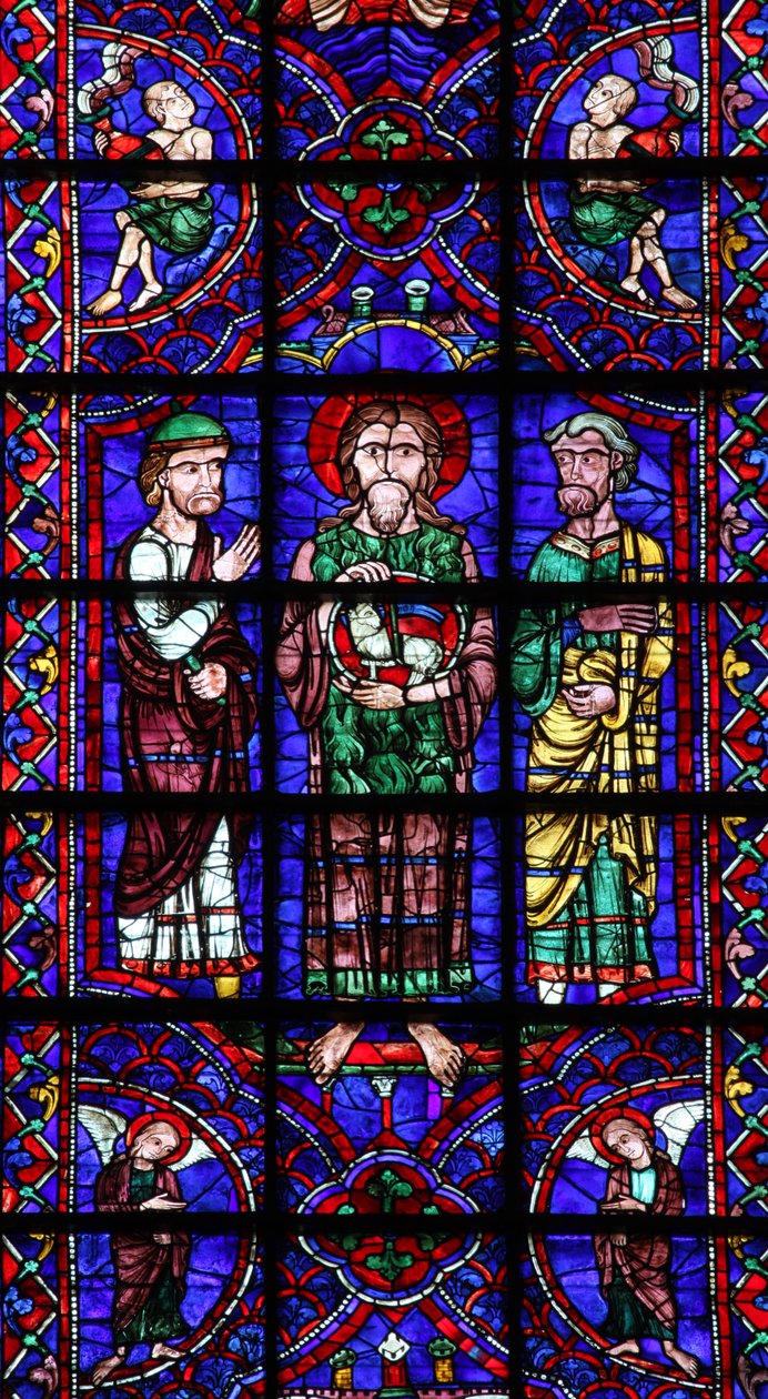 Pyhä Johannes Kastaja ja Agnus Dei (w106) tekijältä French School