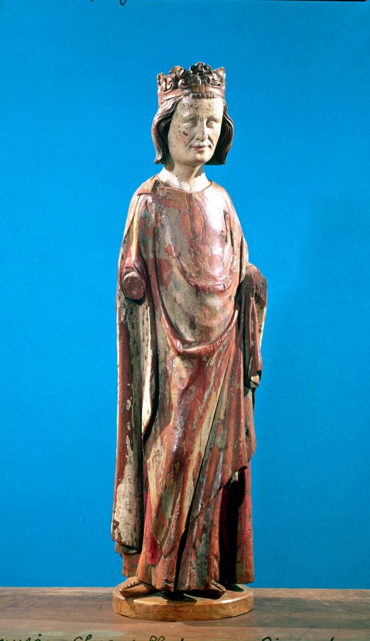 St. Louis (1215-70) (monivärinen puu) tekijältä French School