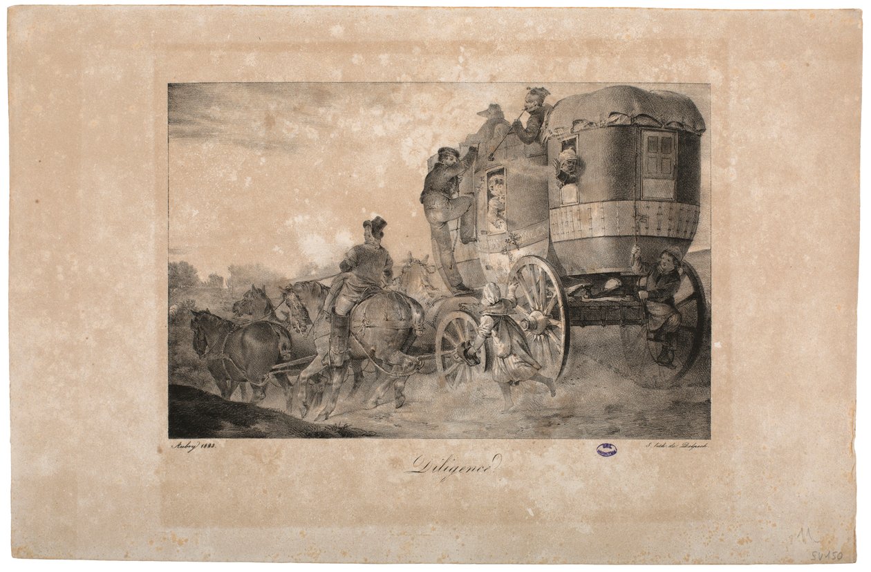Lavavaunu, 1823 tekijältä French School