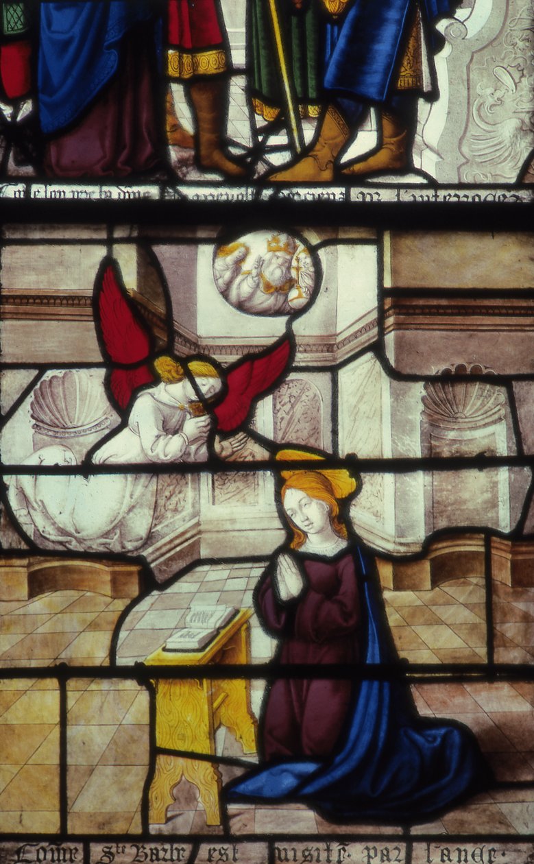 Pyhän Barbaran kappelin lasimaalaus, Notre-Dame de Semur-en-Auxois