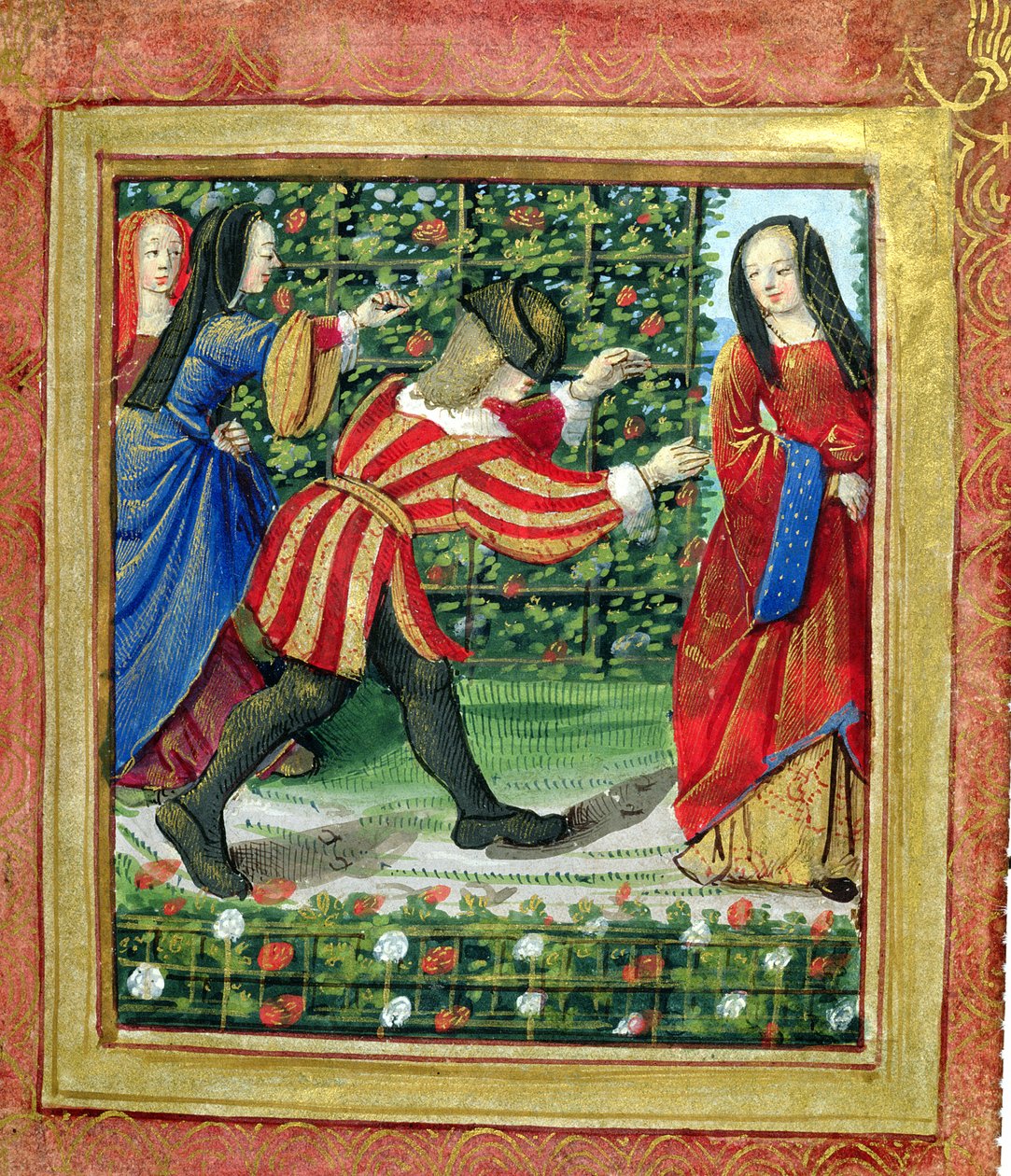 Stowe 955 f.7 Mies ja nainen soittamassa Blind Man
