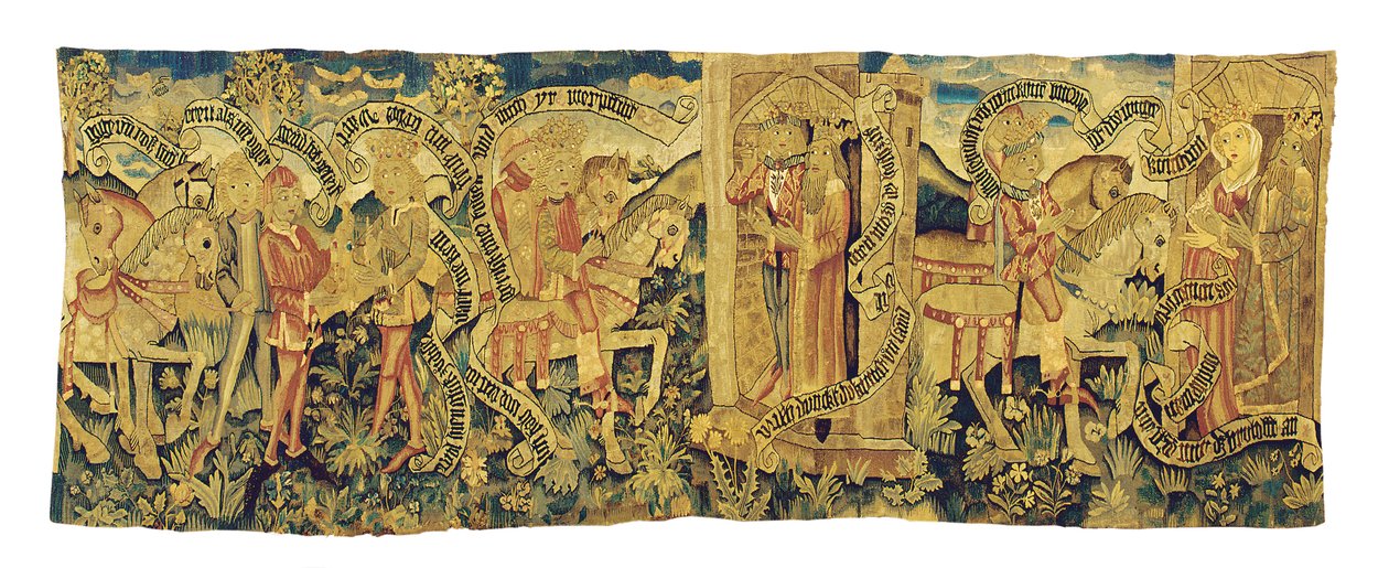Strasbourgin mytologinen kuvakudosfragmentti, n. 1470-1490 tekijältä French School