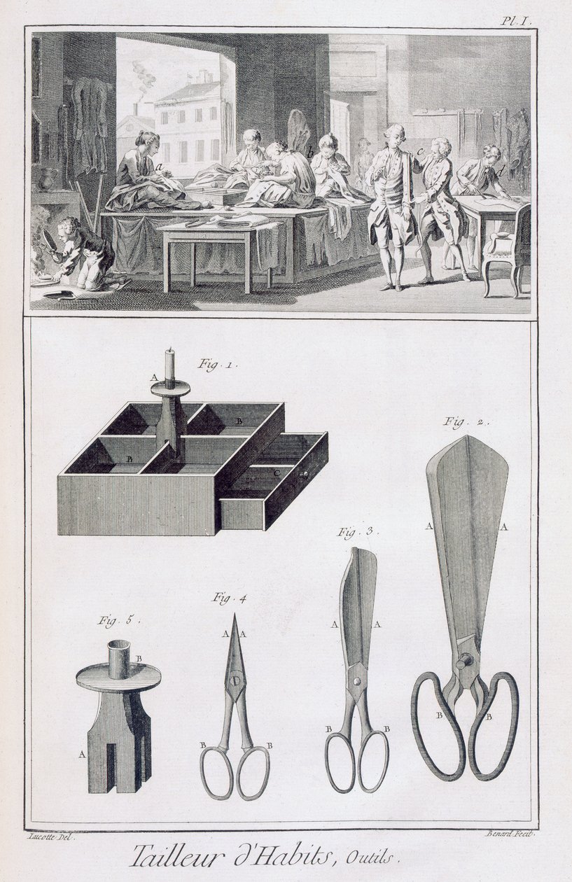 Tailor, Denis Diderot