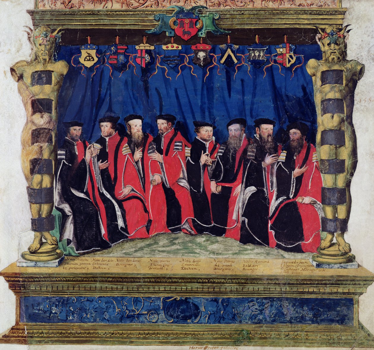 Toulousen vanhimmat, 1554-55 tekijältä French School