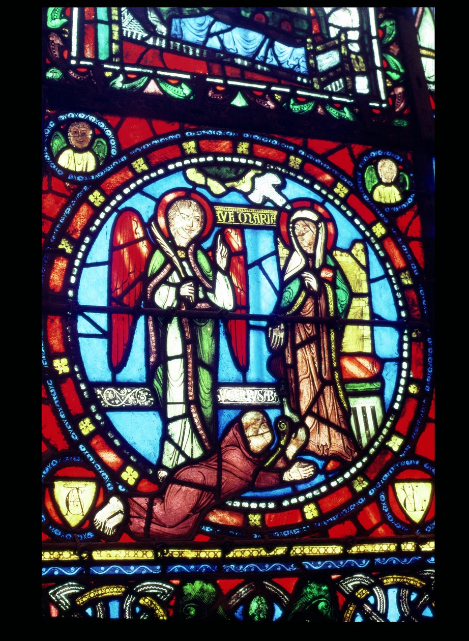Ilmoitus Sugerin kanssa (n. 1081-1151), 1100-luku tekijältä French School
