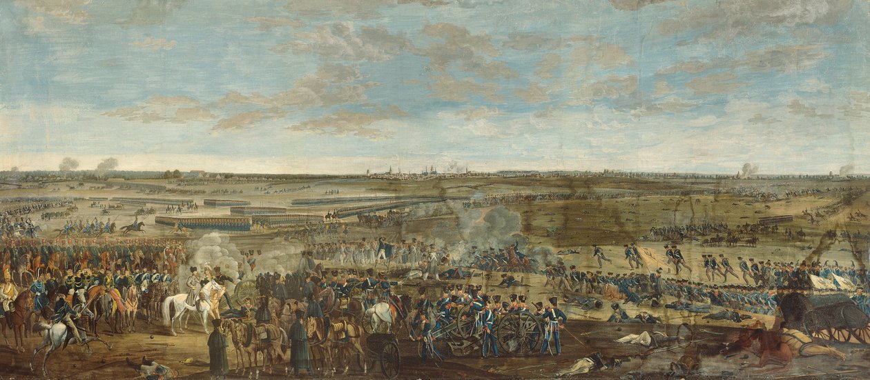 Leipzigin taistelu, 18. lokakuuta 1813 (katso yksityiskohdat numerosta 161783) tekijältä French School