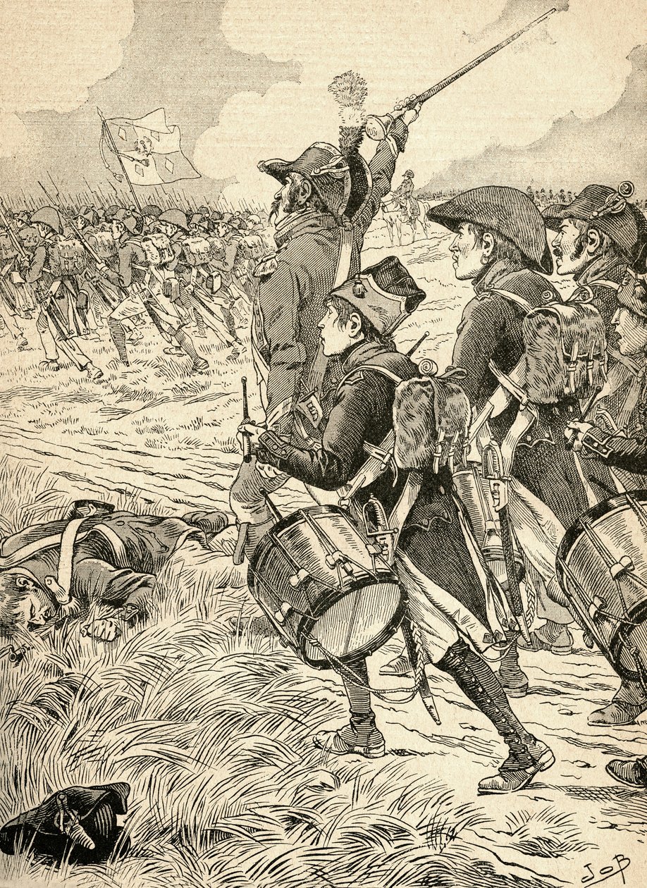 Marengon taistelu Italiassa vuonna 1800 käytiin Napoleon Bonaparten johtamien ranskalaisten joukkojen ja itävaltalaisten välillä. Agendasta Buvard du Bon Marche julkaistiin 1917. tekijältä French School