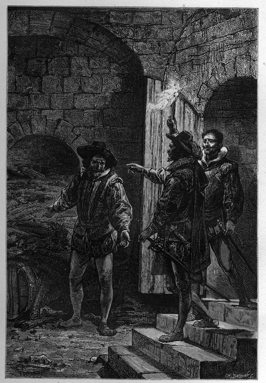 Guy Fawkesin vangitseminen - Guy Fawkesin pidätys (Guido Falxius, joka tunnetaan nimellä John Johnson, englantilainen katolinen tekijältä French School