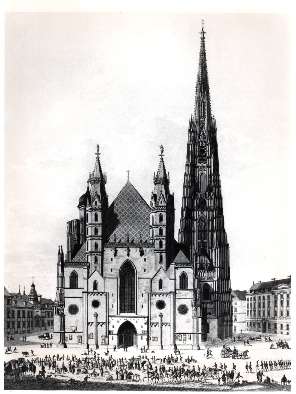 Pyhän Tapanin katedraali Wienissä, 1821 tekijältä French School