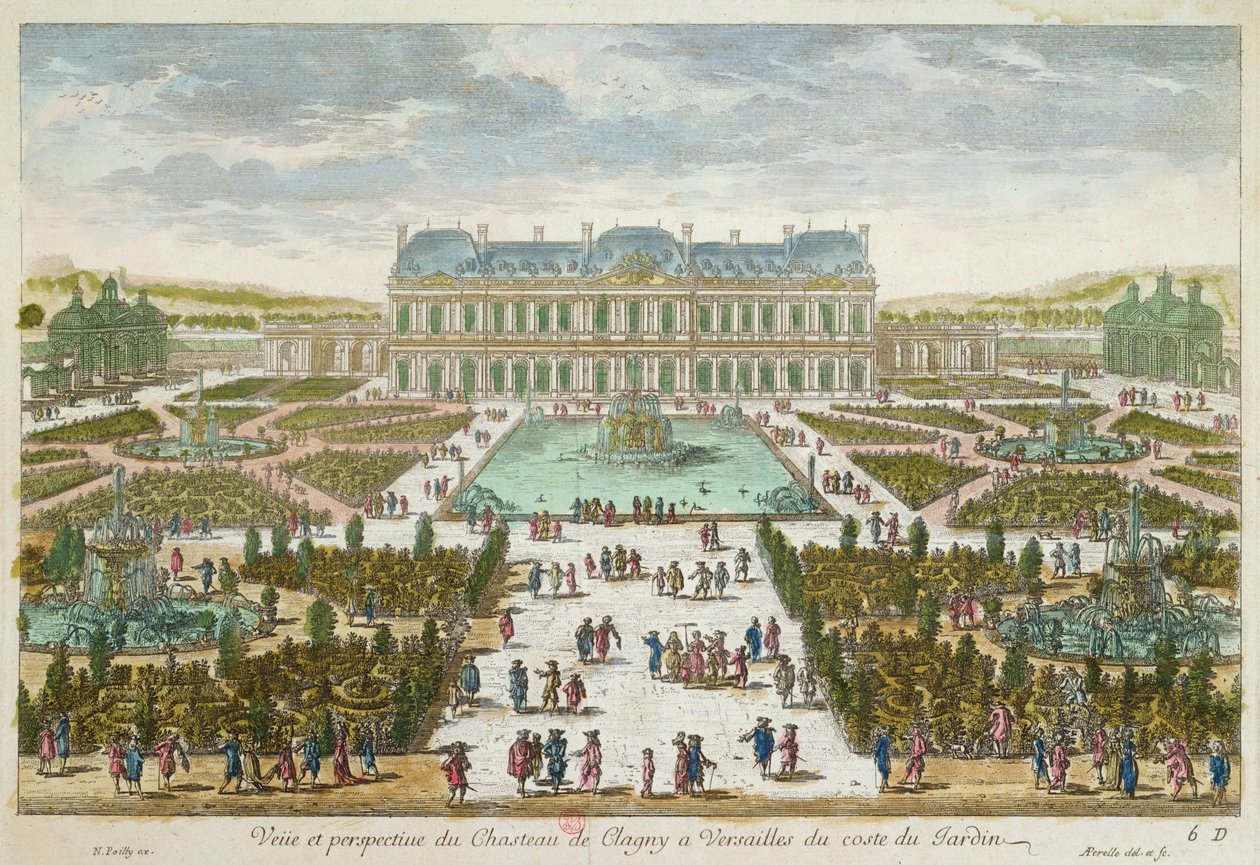 Chateau ja Clagnyn puutarha Versailles